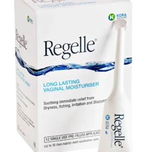 Gel đặt giữ ẩm âm đạo Regelle Kora Healthcare 6.5g cải thiện khô, đau âm đạo (6 tuýp)